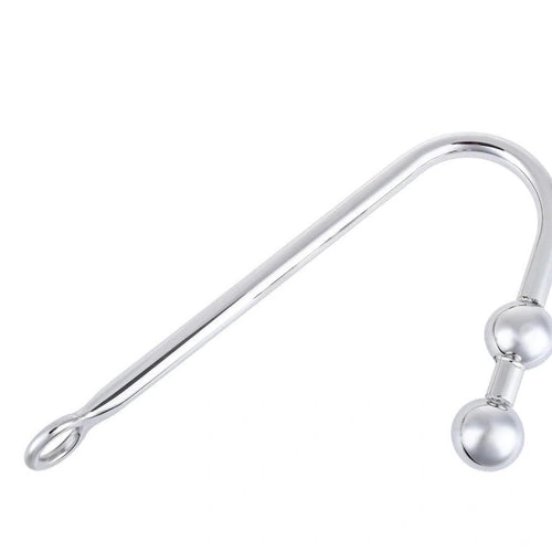 4417 Steel Two Stainless Anal Pleasurable Hook Balls 0110